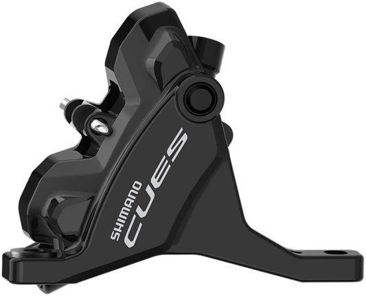Shimano CUES BR-U6030-F Hydraulic Disc Brake Caliper - Front Flat Mount Resin Pad BLK