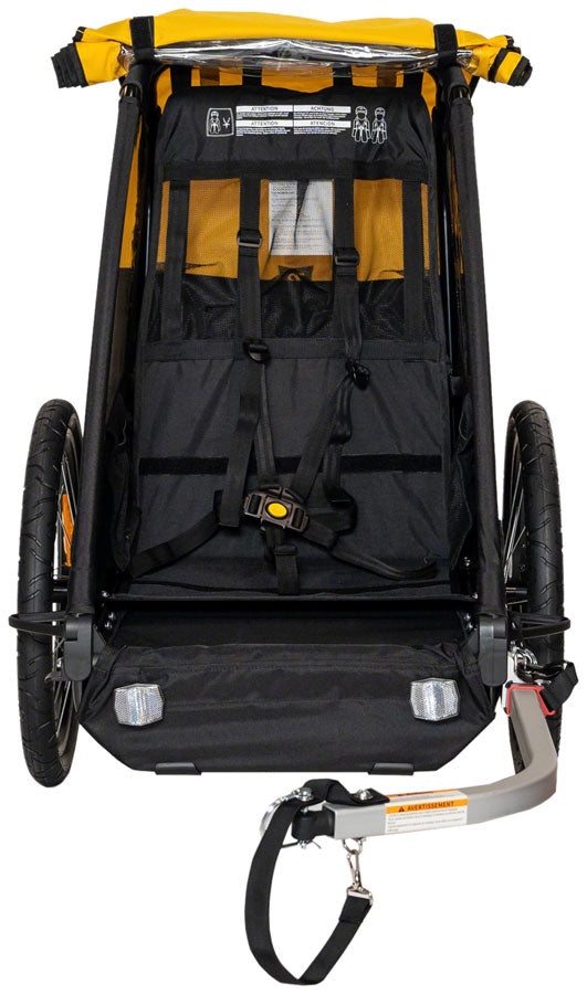 Burley Bee Child Trailer - Single Yellow