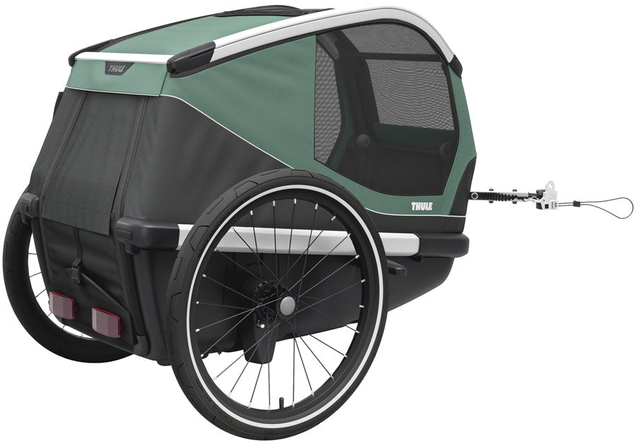 Thule BexeyDog Bike Trailer- Hazy Green Medium