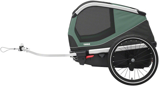Thule BexeyDog Bike Trailer- Hazy Green Medium