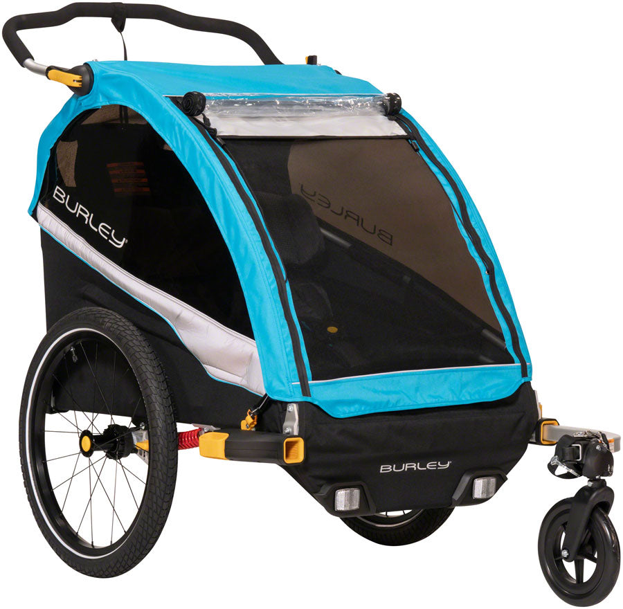 Burley DLite X Child Trailer - Double Aqua