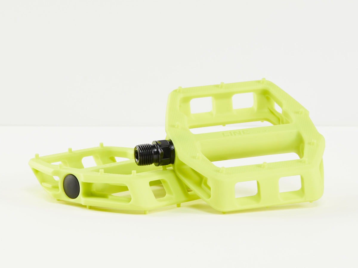 Pedal Bontrager Line Comp Flat Volt Green