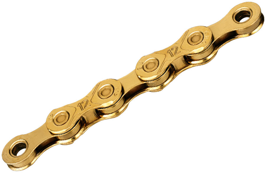 KMC X12 Waxed Chain - 12-Speed 126 Links Ti Gold