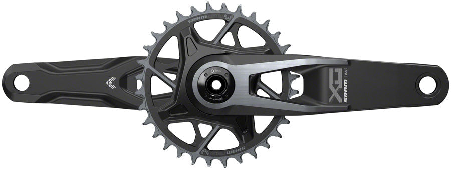 SRAM X0 Eagle T-Type Wide Crankset - 170mm 12-Speed 32t Chainring Direct Mount 2-Guards DUB Spindle Interface BLK V2