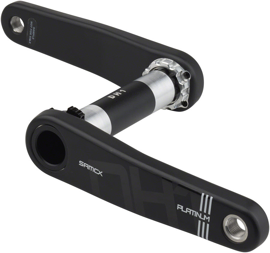 Samox Platinum DH-1 Carbon Crankset - 155mm 3-Bolt Direct Mount DUB Spindle BLK