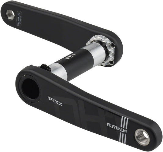 Samox Platinum DH-1 Carbon Crankset - 155mm 3-Bolt Direct Mount DUB Spindle BLK