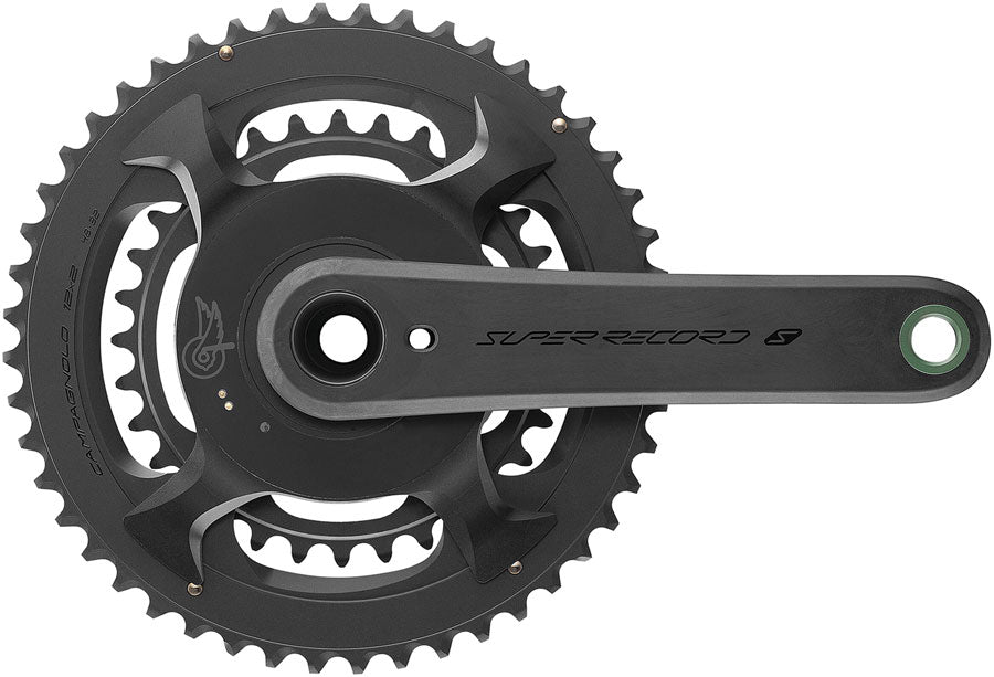 Campagnolo Super Record S Wireless Power Meter Crankset - 175mm 12-Speed 50/34t Campy 121/88 Asym BCD Ultra Torque Spindle Carbon