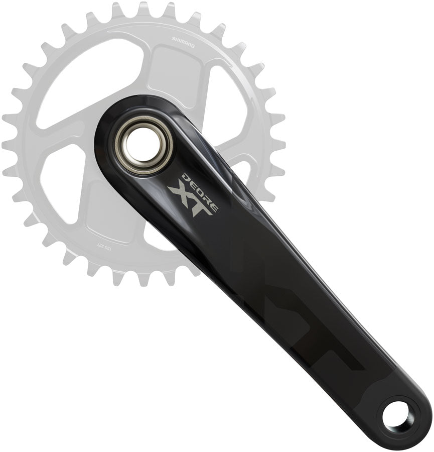 Shimano Deore XT FC-M8200 Crankset - 160mm 1x Direct Mount Hollowtech II Hollow-Forged Crankarms BLK