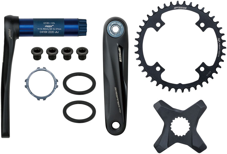 FSA Gossamer Pro AGX+ Modular Crankset 40T 170mm N11 - Black
