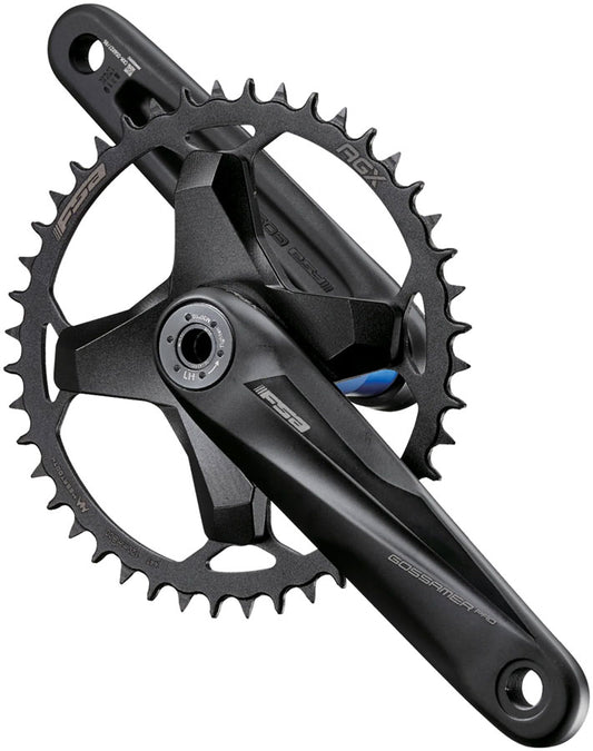 FSA Gossamer Pro AGX+ Modular Crankset 44T 172.5mm N11 - Black