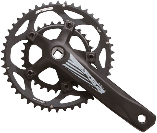 FSA Tempo Crankset 50/34T 172.5mm JIS N10 - Black