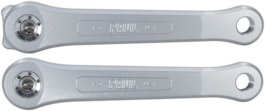 Paul Component Engineering 100% Pure Paul Crankset - 165mm Square Taper JIS Spindle Interface 3-Bolt Type Chainring Mount Silver