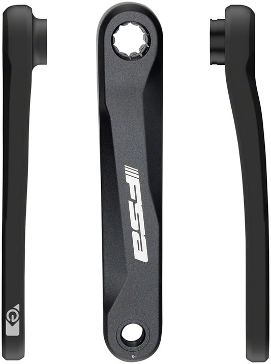 Full Speed Ahead CK-320 Ebike Crank Arm Set - ISIS 165mm without bolts Black