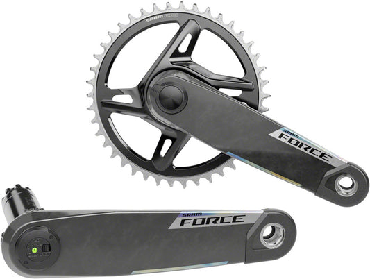SRAM Force 1x XPLR AXS Power Meter Wide Crankset - 160mm 12/13-Speed 42t 8-Bolt Direct Mount DUB PM Spindle Carbon E1
