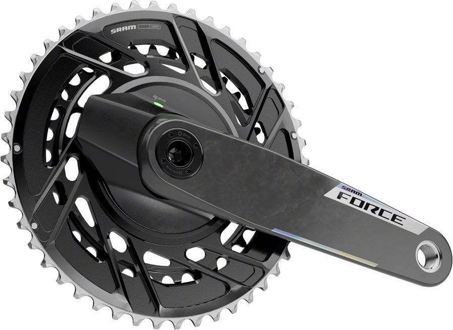 SRAM Force AXS Power Meter Crankset - 172.5mm 12-Speed 50/37t Thread Mount 8-Bolt PM Spider DUB Spindle Carbon E1