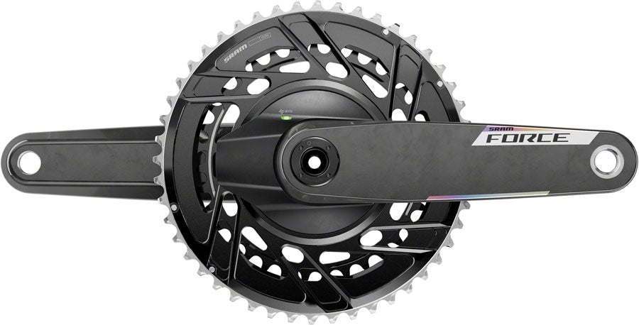SRAM Force AXS Power Meter Crankset - 170mm 12-Speed 46/33t Thread Mount 8-Bolt PM Spider DUB Spindle Carbon E1