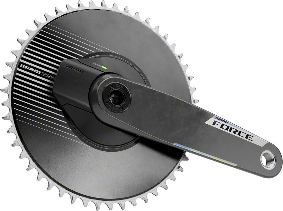 SRAM Force 1 AXS Power Meter Crankset - 170mm 12-Speed 50t Aero PM Chainring 8-Bolt Direct Mount DUB Spindle Carbon E1