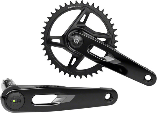 SRAM Rival 1x XPLR AXS Power Meter Wide Crankset - 172.5mm 12/13-Speed 42t 8-Bolt Direct Mount DUB PM Spindle Carbon E1