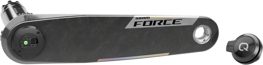 SRAM Force AXS Wide Left Crank Arm Power Meter Spindle Assembly - 175mm 12/13-Speed DUB PM Spindle Carbon E1