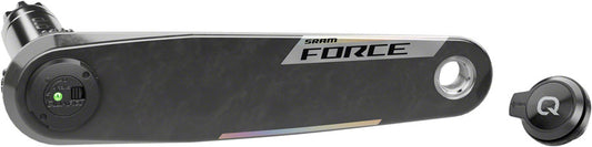 SRAM Force AXS Wide Left Crank Arm Power Meter Spindle Assembly - 175mm 12/13-Speed DUB PM Spindle Carbon E1