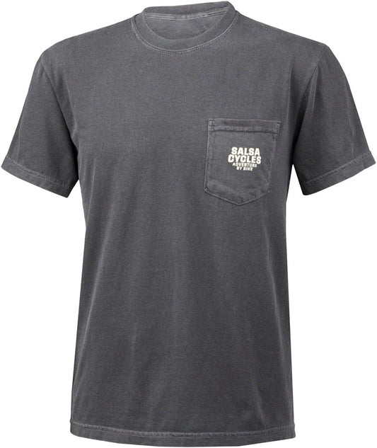 Salsa Logo Short Sleeve Pocket T-Shirt - Unisex Grey X-Small