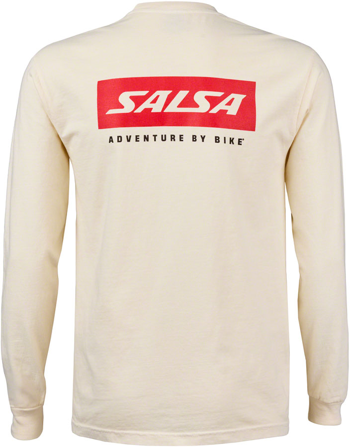 Salsa Logo Long Sleeve T-Shirt - Unisex Ivory Large