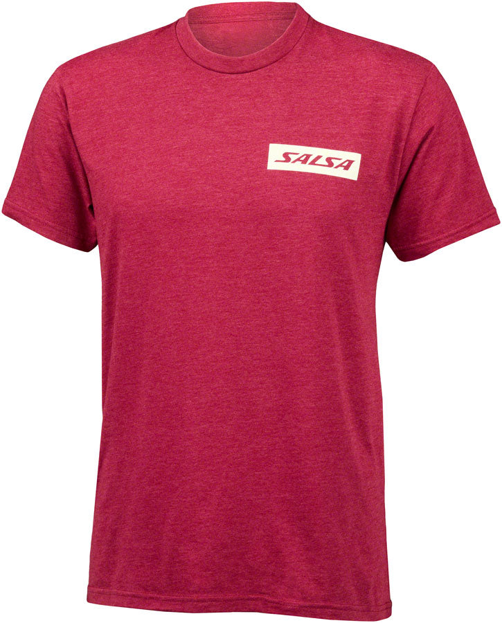 Salsa Logo Short Sleeve T-Shirt - Unisex Red Large