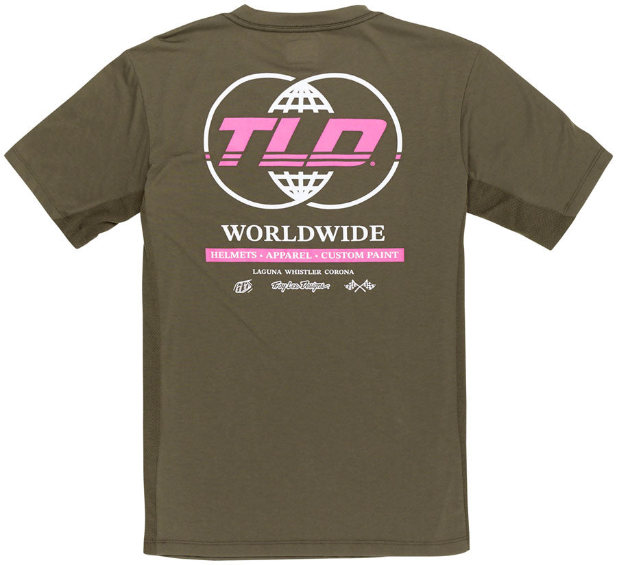 Troy Lee Designs Skyline Short Sleeve Ride Tee – Worldwide Caper Large