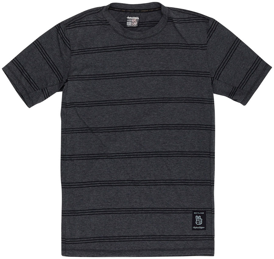 Troy Lee Designs Skyline Short Sleeve Ride Tee – Washed Out Dark Cloud Medium