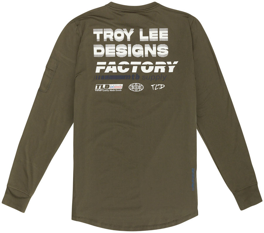 Troy Lee Designs Ruckus Long Sleeve Ride Tee – Factory Caper Small