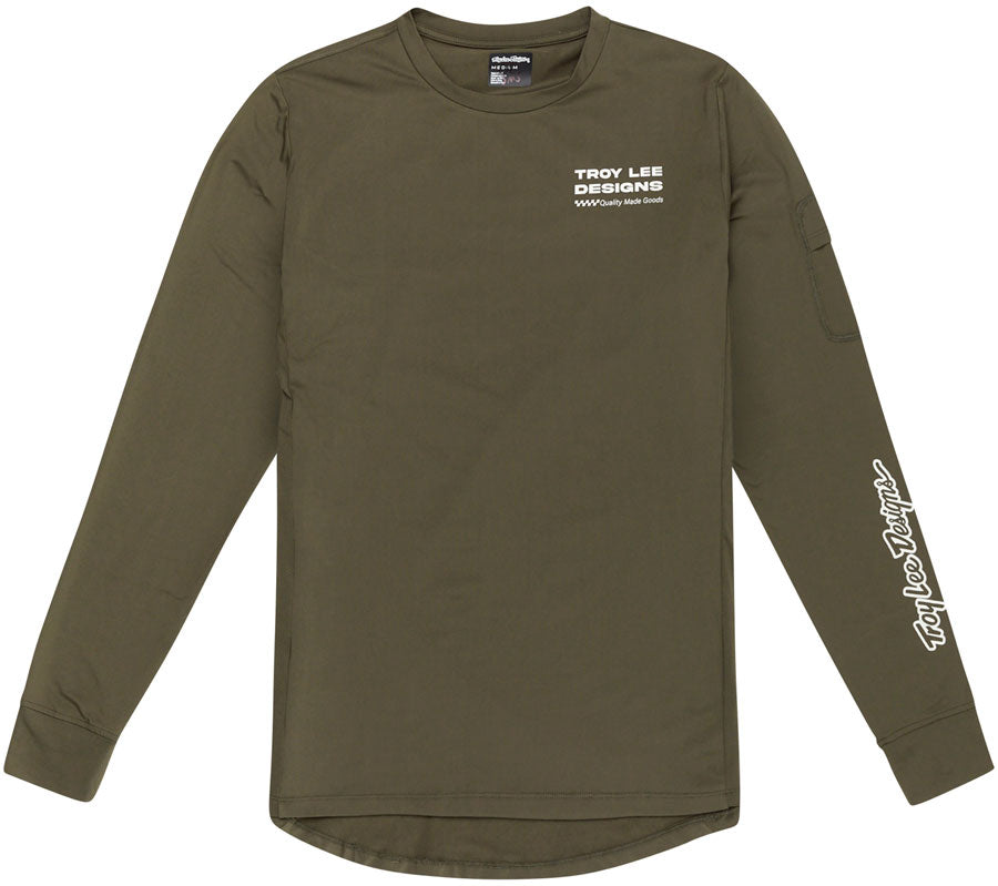 Troy Lee Designs Ruckus Long Sleeve Ride Tee – Factory Caper Medium