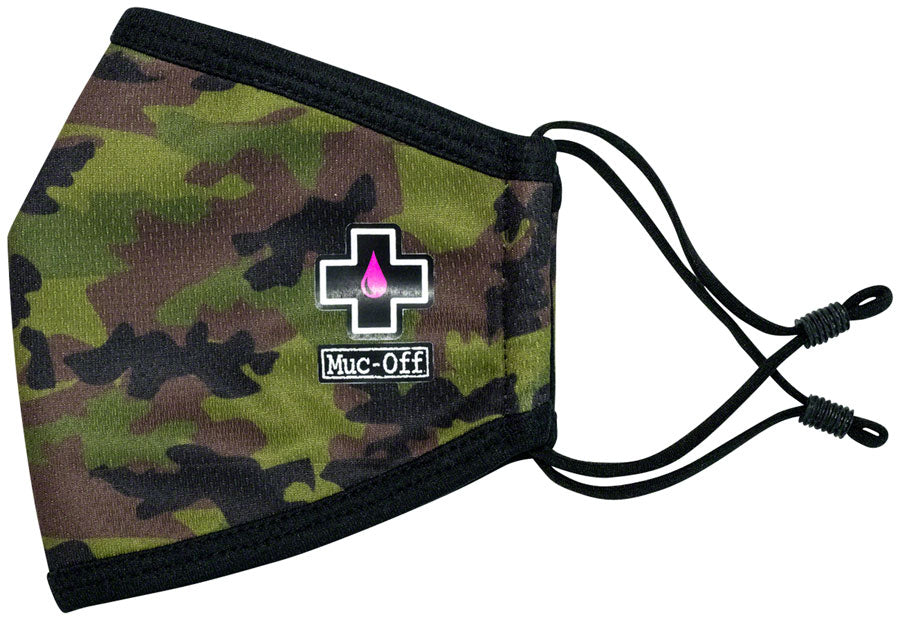 Muc-Off Reusable Face Mask - Woodland Camo Small