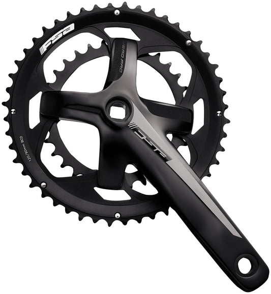 FSA VeroComp Crankset 2x 50/34T 172.5mm 9sp JIS - Black