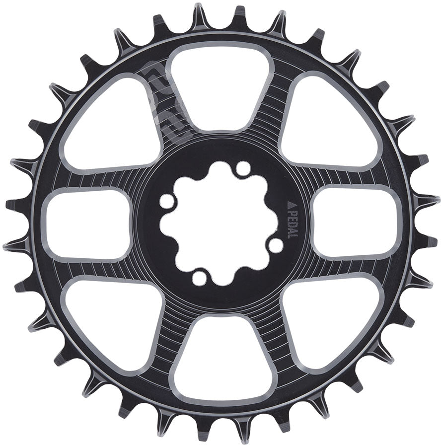 e*thirteen Helix Race 8-Bolt Chainring - 32t 11/12-Speed 3mm Offset 8-Bolt Direct Mount BLK
