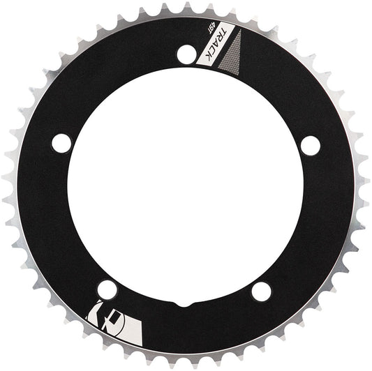 FSA NS Track Chainring 1x 50T Tooth Count 144BCD 5-Bolt Pattern 1/8" Chain Width – BLK