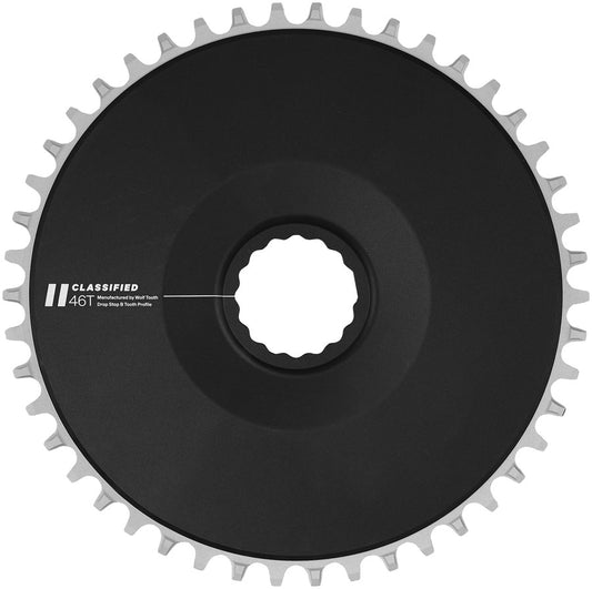 Classified Aero Chainring - 46t DropStop B for 11-Speed Chains Black