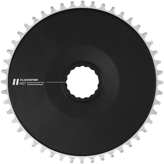 Classified Aero Chainring - 48t DropStop B for 11-Speed Chains Black