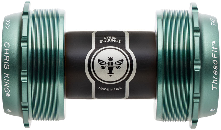 Chris King ThreadFit T47 24x Bottom Bracket - T47 Matte Jadeo