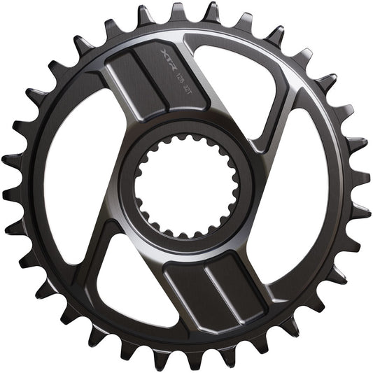 Shimano XTR SM-CRM96 1x Direct Mount Chainring - 32t Shimano Direct Mount For 12-Speed HG+ Chain Fits M9200 M9220 Crank Dark Gray