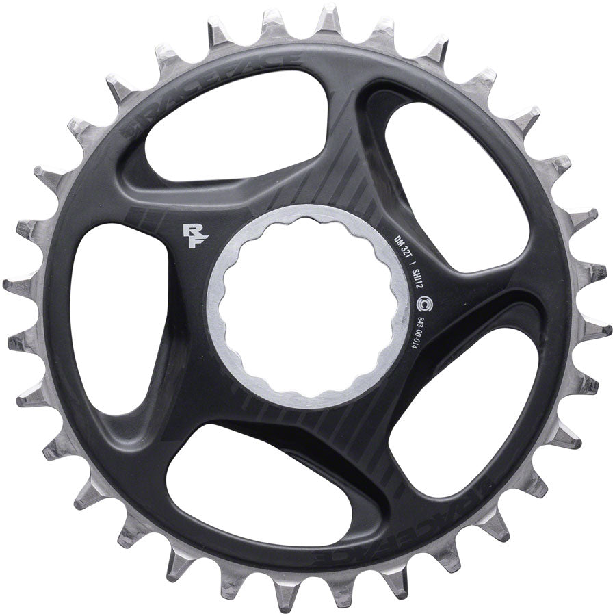 RaceFace ERA Direct Mount Chainring - 30t DM CINCH For Shimano 12-Speed HG+ Compatible Chain BLK