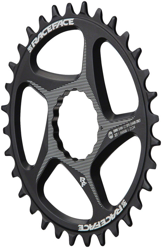 RaceFace Direct Mount Wide Chainring - 34t DM CINCH For Shimano 12-Speed HG+ Compatible Chain BLK