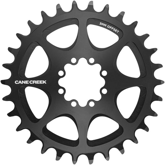 Cane Creek Direct Mount Chainring - 32t 8-Bolt Direct Mount 3mm Offset Black