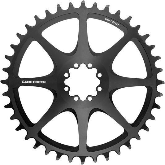 Cane Creek Direct Mount Chainring - 42t 8-Bolt Direct Mount 3mm Offset Black
