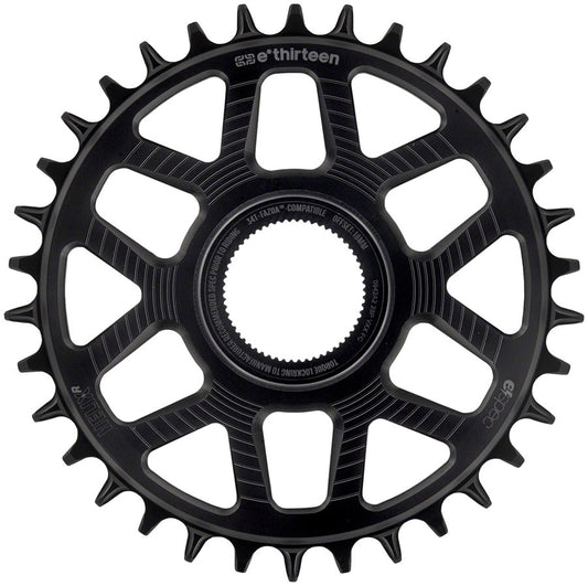e*thirteen Helix Race e*spec  Chainring - Fazua Ride 60 Direct Mount 18mm Offset 34T 11/12 Speed BLK