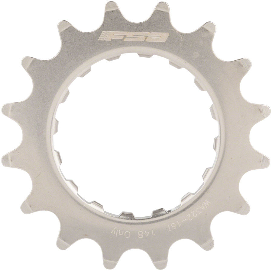 Full Speed Ahead WA322 eBike Sprocket GEN 2 Bosch - 16t 2.5mm Offset Stainless Steel Polished Silver