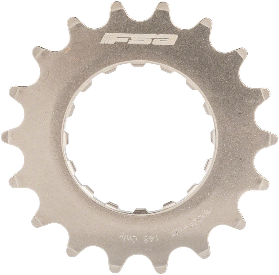 Full Speed Ahead WA324 eBike Sprocket GEN 2 Bosch - 18t 2.5mm Offset Stainless Steel Polished Silver