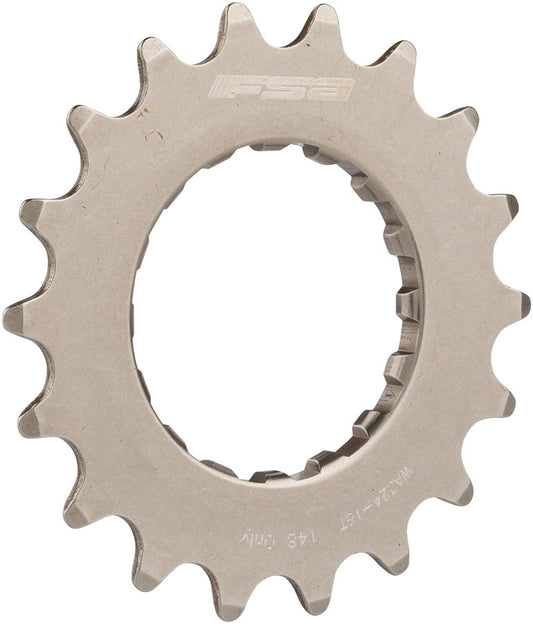 Full Speed Ahead WA324 eBike Sprocket GEN 2 Bosch - 18t 2.5mm Offset Stainless Steel Polished Silver