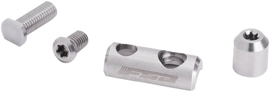 FSA Front Derailleur Adapter For Super Compact Cranks Compatible 48/32 46/30 Chainrings – BLK