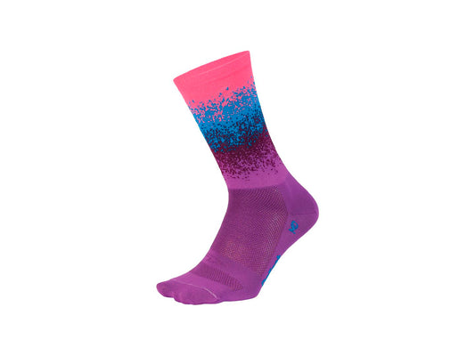 Sock DeFeet Aireator 6" Ombre Small Purple