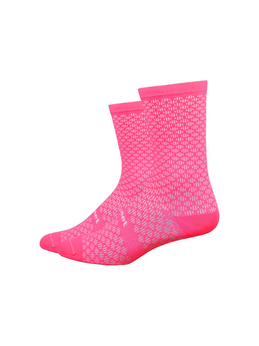 Sock DeFeet Evo Mont Ventoux 6 Small Visibility Pink